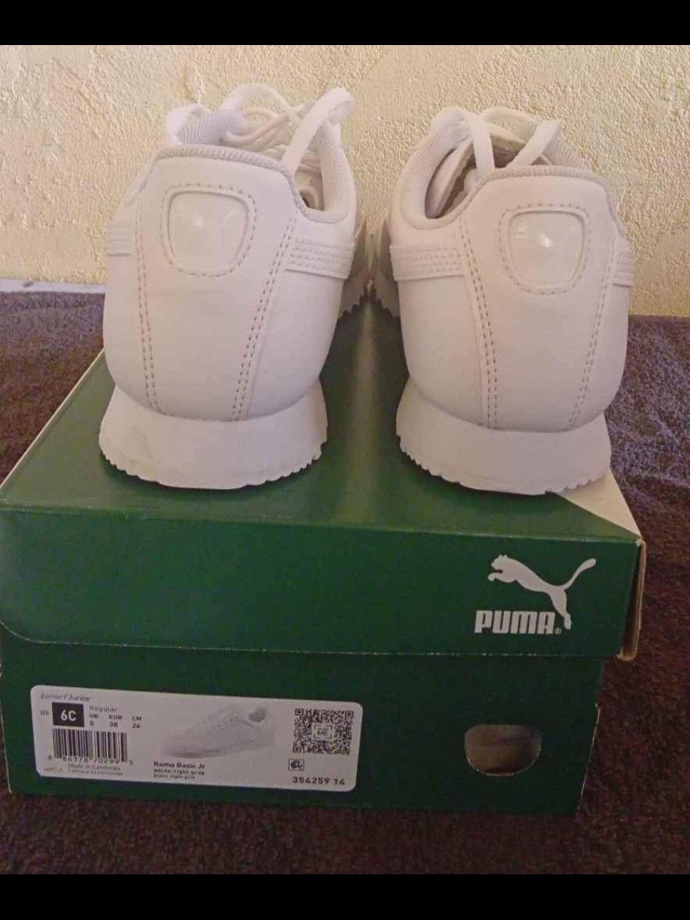 Puma Roma Basic Jr White - Picture 3 of 3